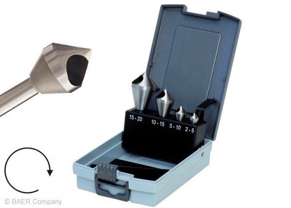 HSSG 90° Querlochsenker-Satz 2 - 20 mm