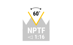 NPTF - amer. keg. Rohrgewinde