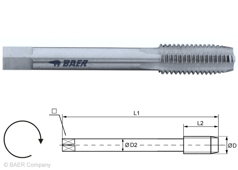 Резьба 3 8 метчик. Tap м20 HSSE.