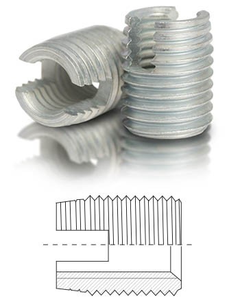 BaerFix mit Schneidschlitzen M 4 x 0,7 - 8 mm - 100 Stück