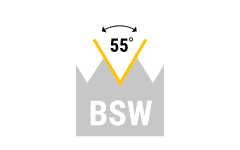 BSW - britisches Grobgewinde