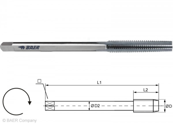 Baer Hsse Maschinenmuttergewindebohrer Mf 16 X 1 5 Maschinenmuttergewindebohrer Maschinengewindebohrer Mf Metrisches Feingewinde Gewindenormen Gewindeschneider Baer Vertriebs Gmbh