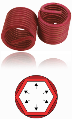 BaerCoil Gewindeeinsätze M 12 x 1,5 - 1,5 D - SG - 100 Stk.